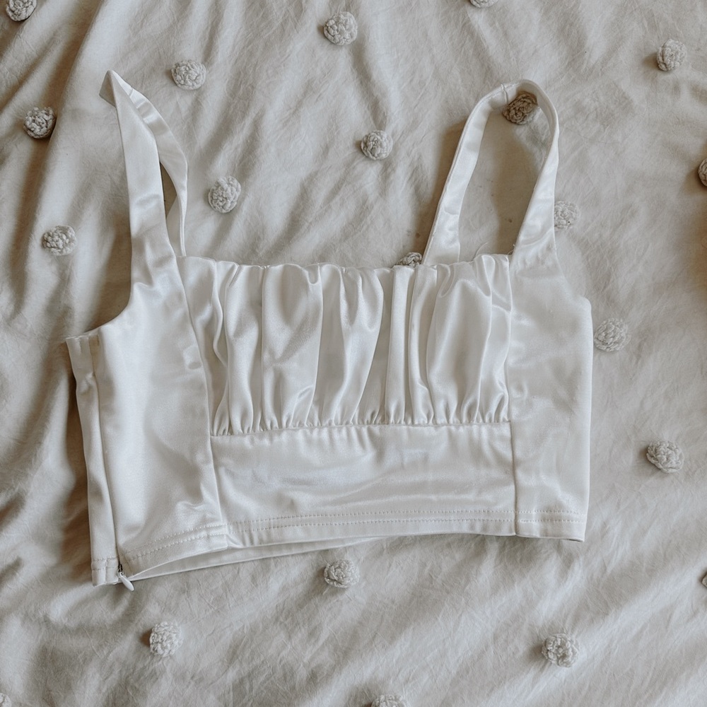 white Adika top size small!